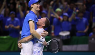 He was Novak Djokovic’s first-ever opponent on the ATP Tour and now he's coaching Jannik Sinner at the Davis Cup