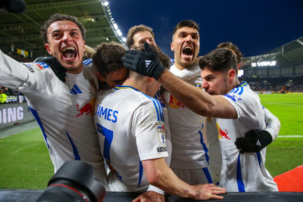 Dan James in action for Leeds last season.