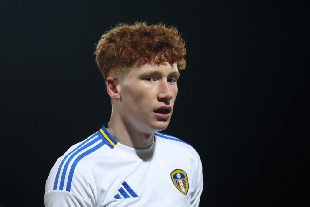 Harvey Vincent in action for Leeds 21s.