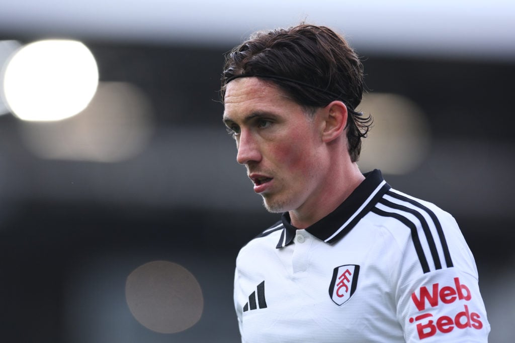 Harry Wilson in action against Man City, for Fulham.
