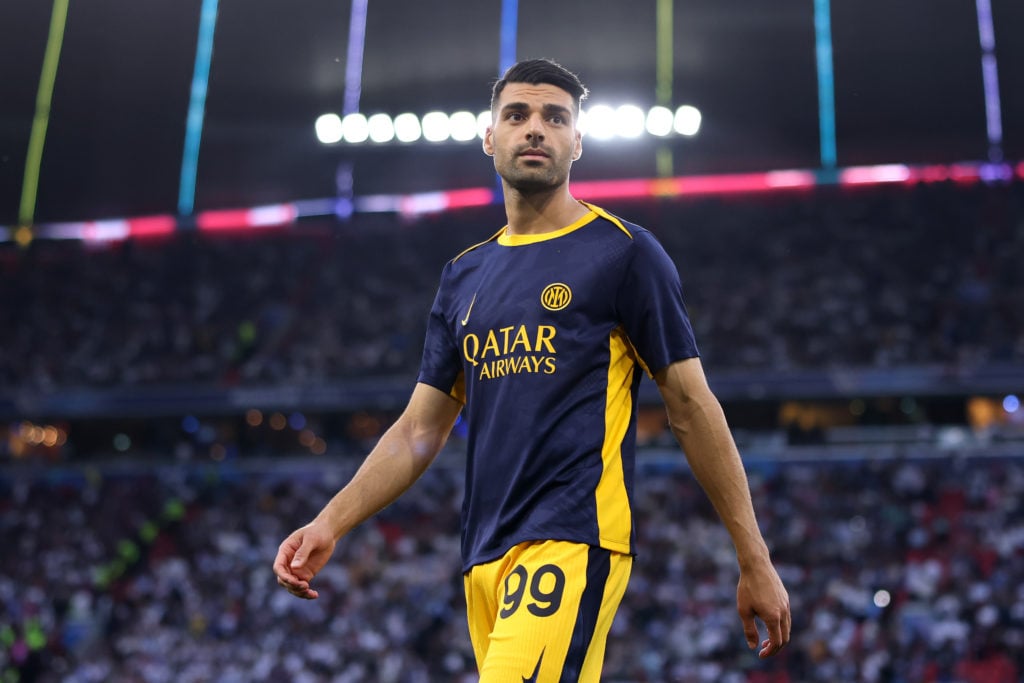 Mehdi Taremi ahead of the Champions League final v PSG.