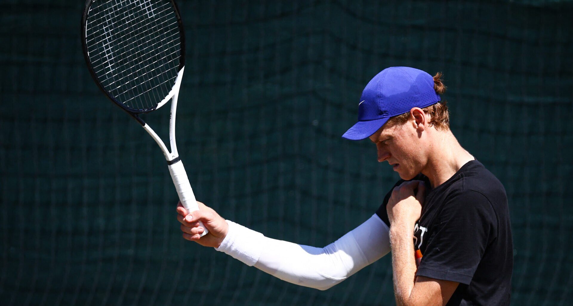 Leaked training footage shows Jannik Sinner has been listening to advice after his latest defeat to Carlos Alcaraz