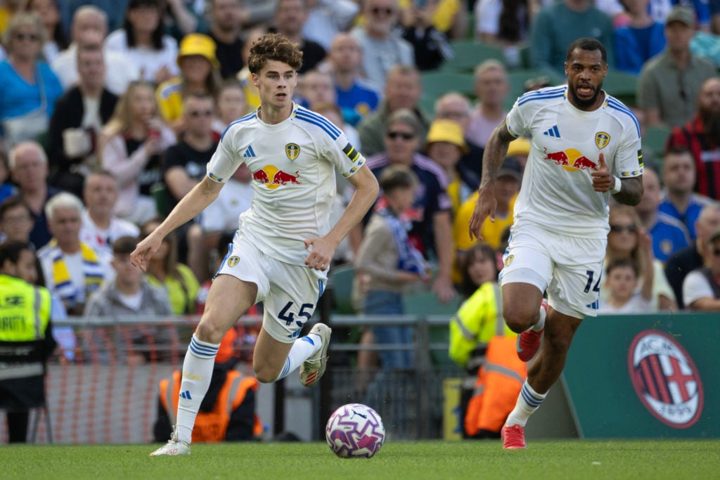 Harry Gray and Lukas Nmecha for Leeds