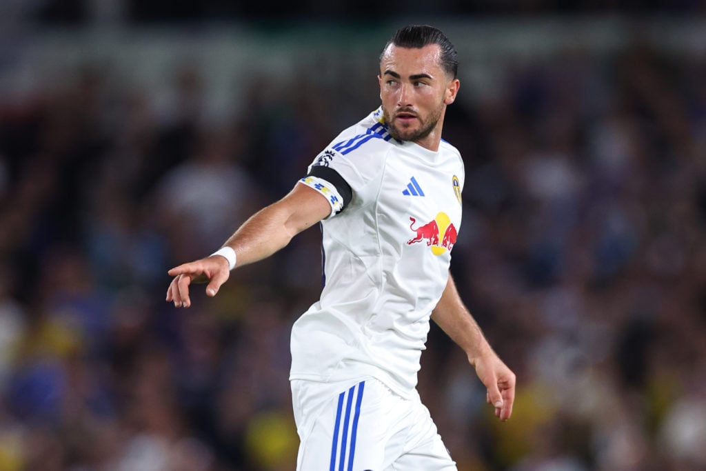 Jack Harrison during Leeds United v Everton.