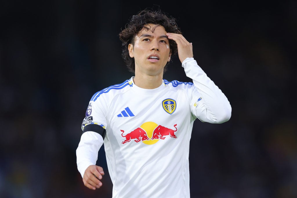 Ao Tanaka during Leeds United v Everton - Premier League
