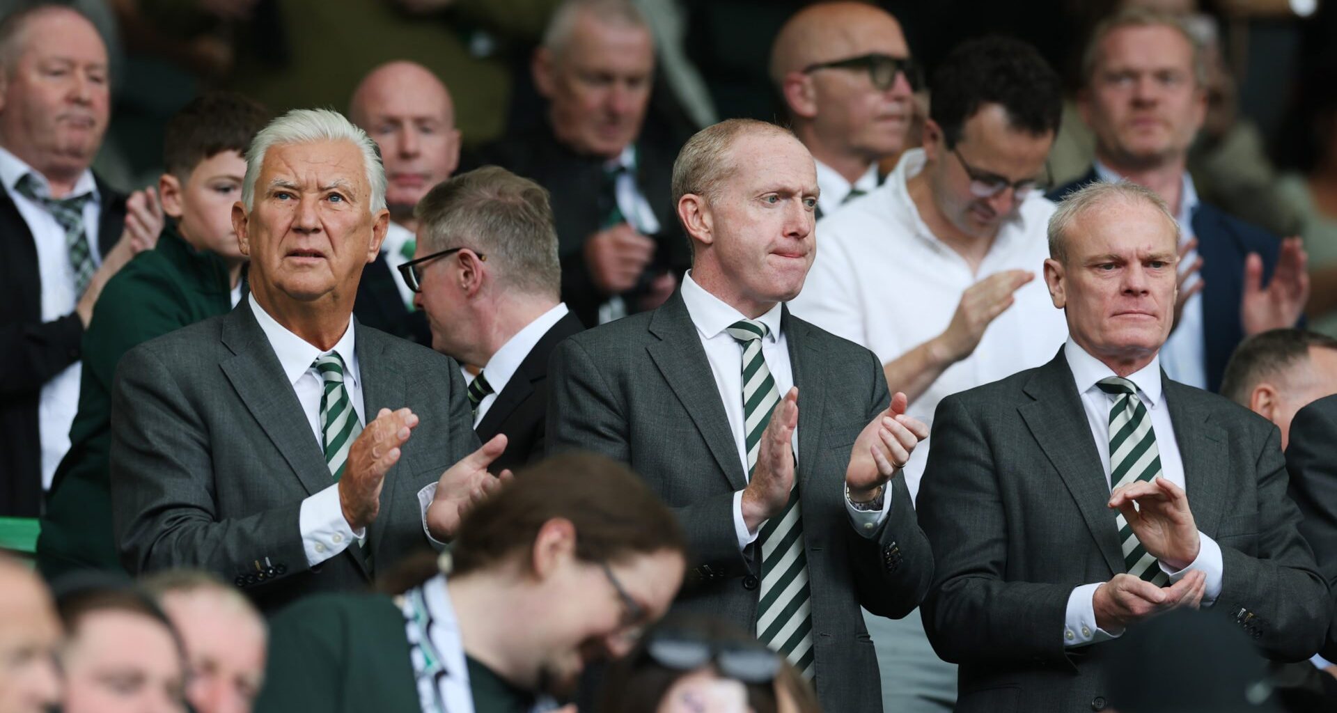What Michael Nicholson and Chris McKay did in the stands as Celtic fans displayed a protest at Firhill