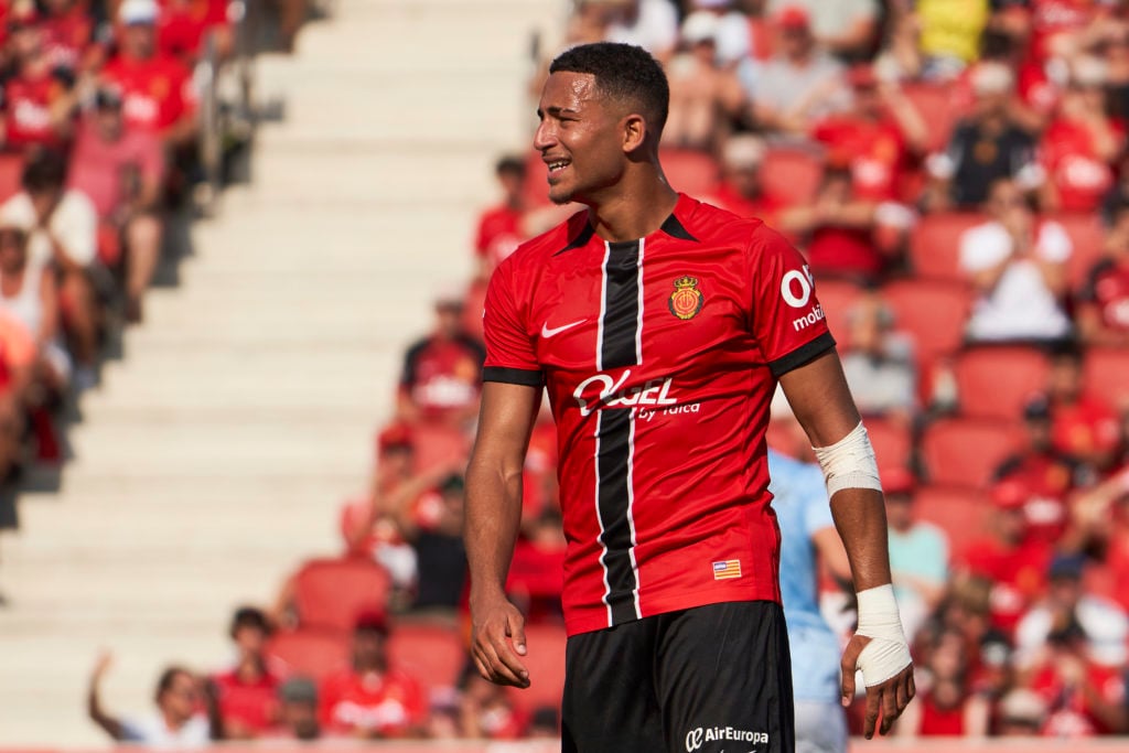 Mateo Joseph in action for Mallorca.