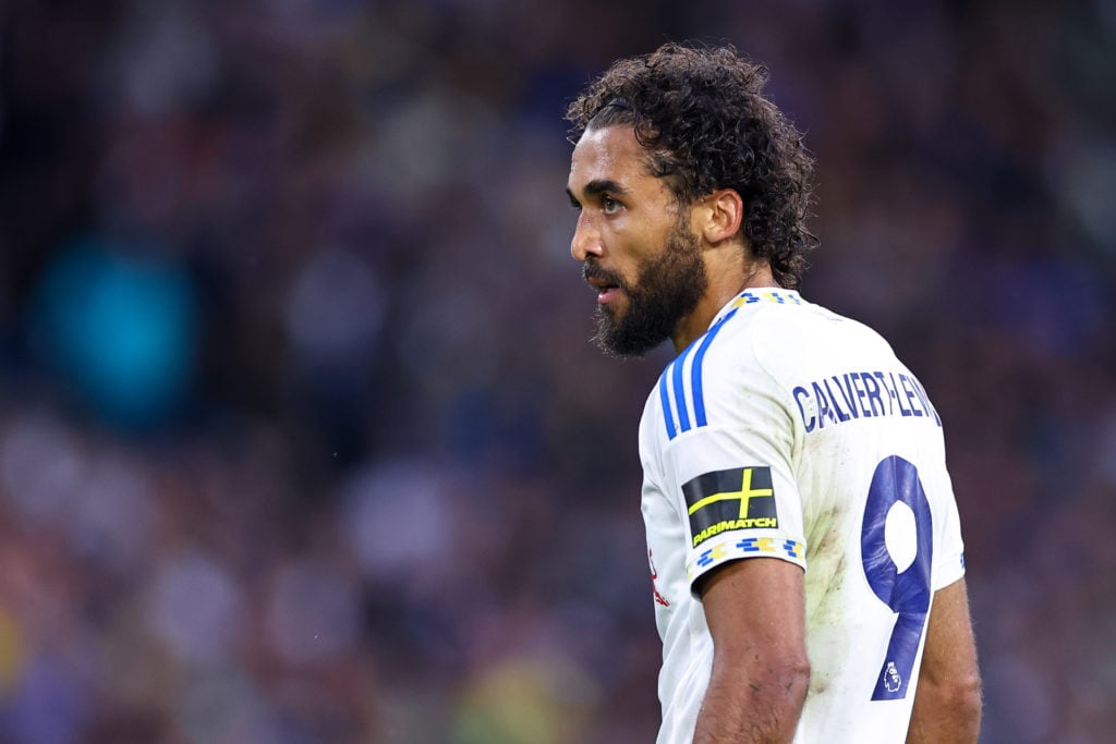 Dominic Calvert-Lewin in action for Leeds.