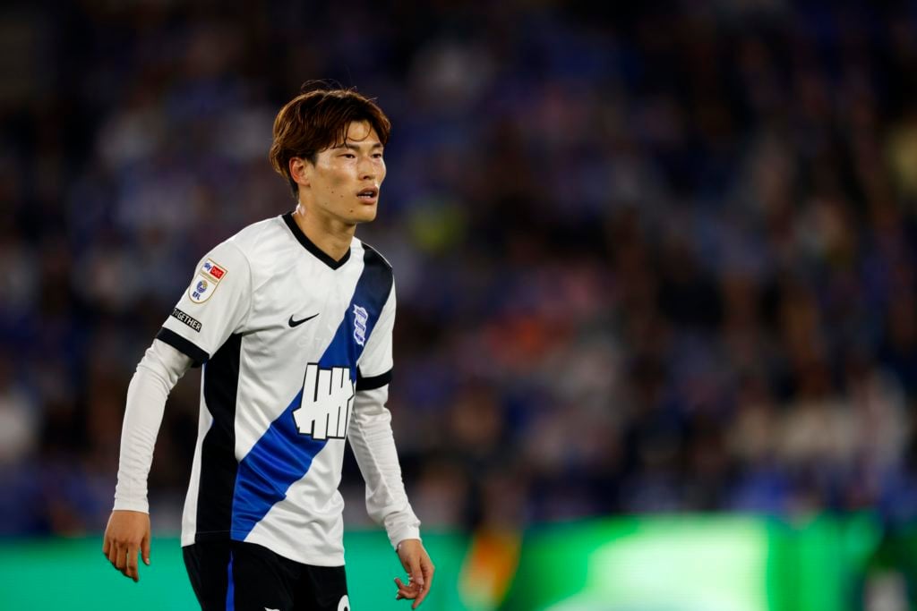Kyoyo Furuhashi looks on during Leicester City vs Birmingham City