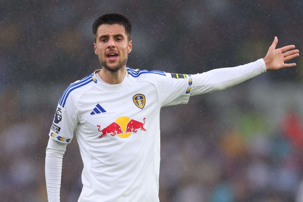 Ilia Gruev in action during Leeds United v Newcastle United - Premier League