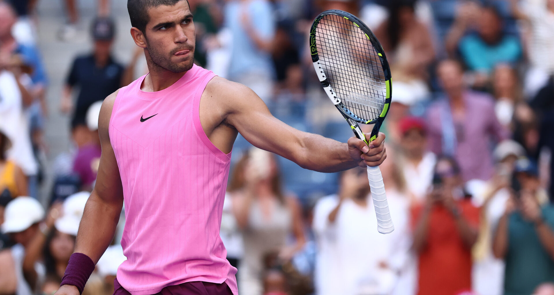 Carlos Alcaraz reacts to what he’s heard ‘a lot of people’ say about him that he’s proven wrong again at the US Open