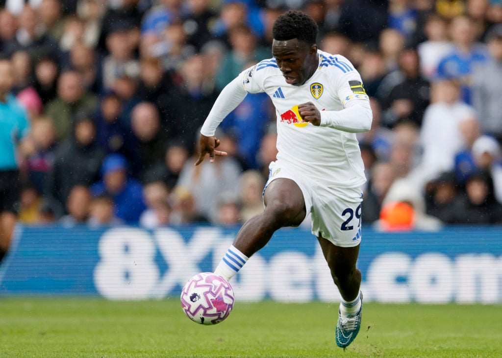 Leeds United winger Willy Gnonto