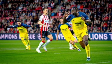 Leeds United wanted striker who has just scored his side's first-ever Champions League goal