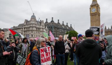 Major Anti-Trump Demonstration Unfolds in London