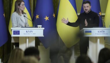 EU membership a form of security guarantee, Parliament chief tells Zelenskyy – POLITICO