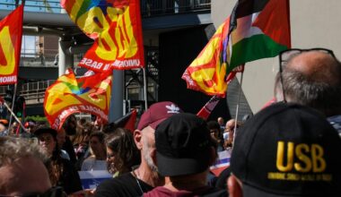Dockworkers from across Europe gather to plan trade squeeze on Israel – POLITICO