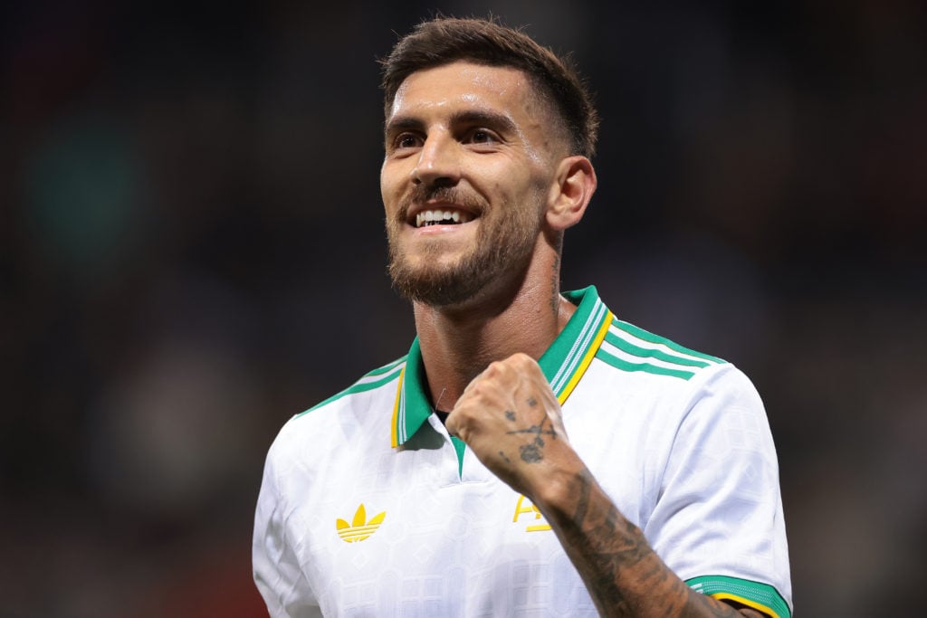 Lorenzo Pellegrini in action for Roma.