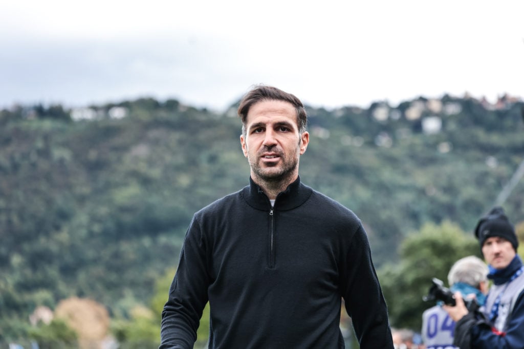 Cesc Fabregas looks on during Como 1907 V US Cremonese - Serie A