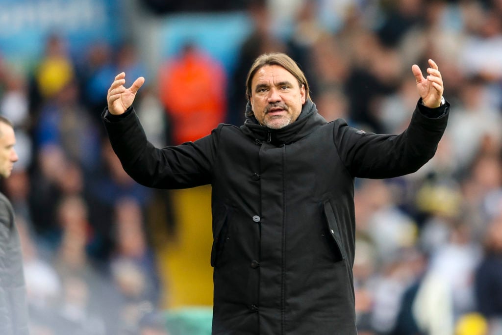 Daniel Farke during Leeds' draw v Bournemouth.