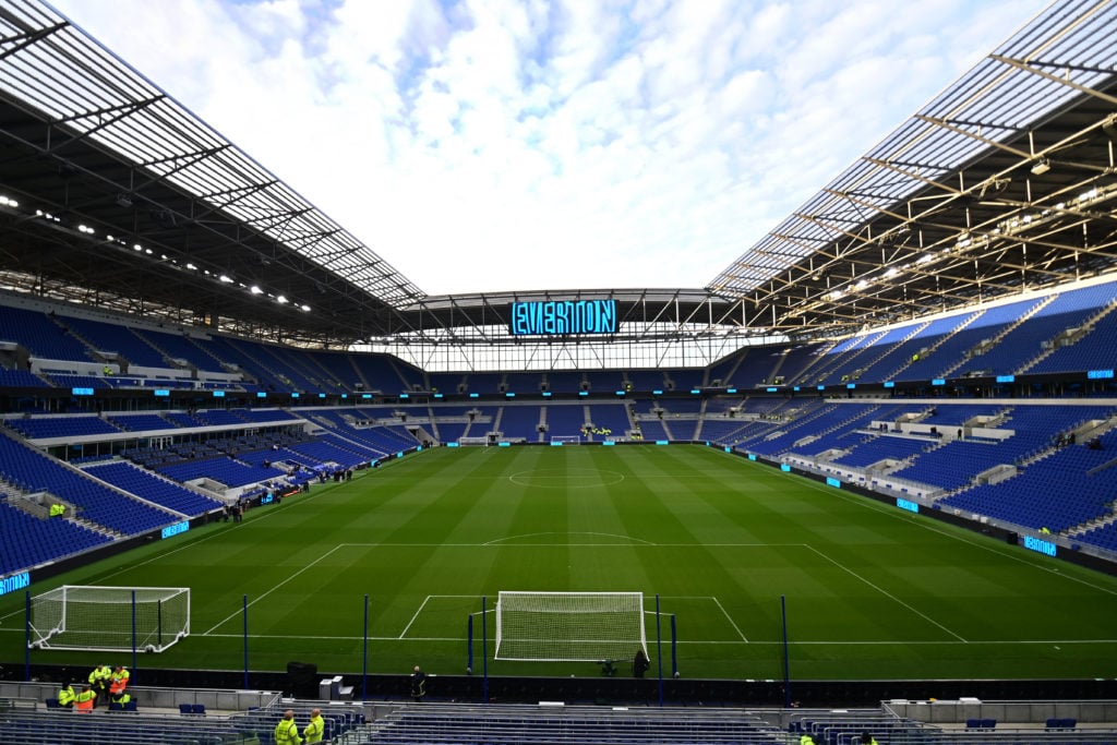 Everton v West Ham United at the Hill Dickinson Stadium in the Premier League