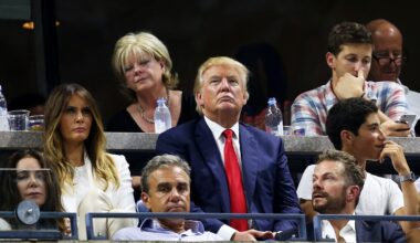 Who won the last match Donald Trump watched at the US Open as he prepares to attend Carlos Alcaraz vs Jannik Sinner