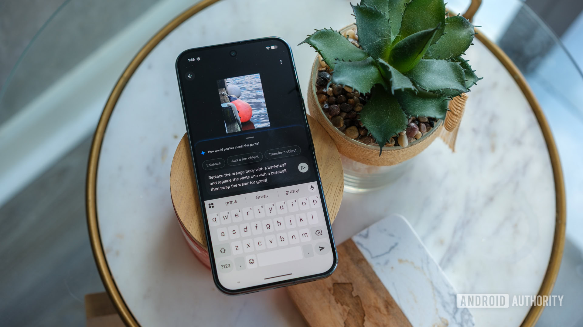 Google Pixel 10 Pro Ask Photos prompt interface