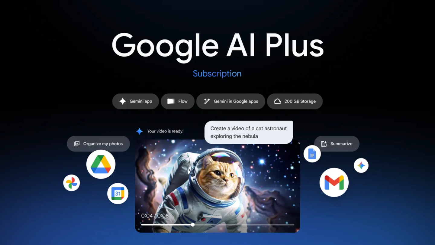 Google AI Plus expands to 40 more countries