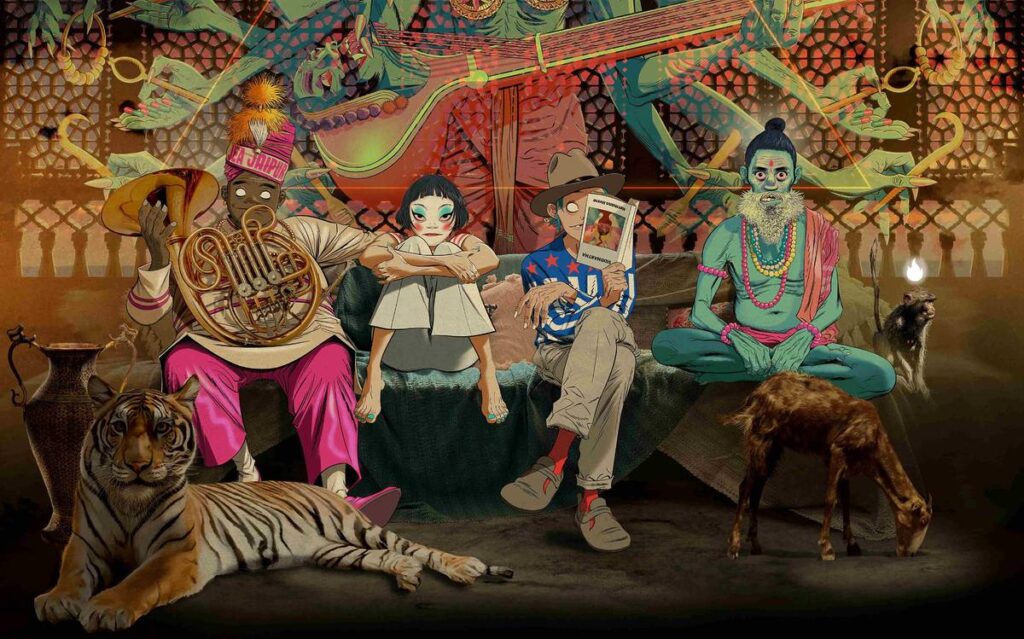 Gorillaz The Mountain Press Image cropped