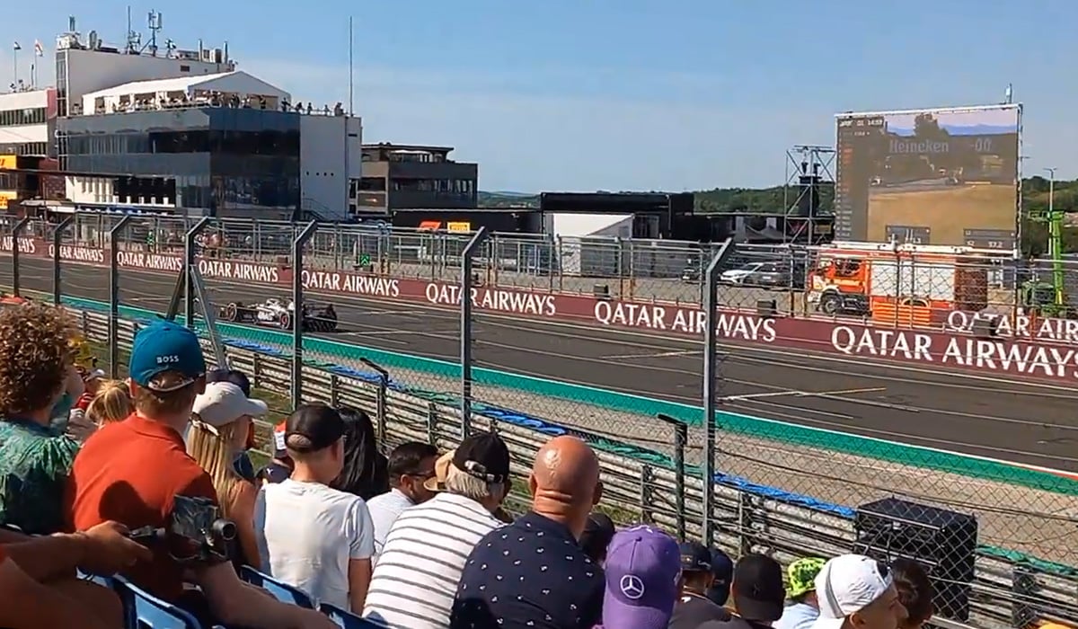 Grid 3 granstand view Hungary F1