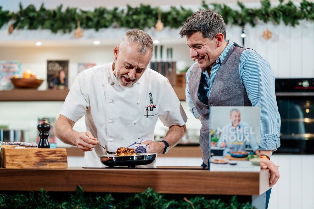 Michel Roux at the Good Food Show Winter