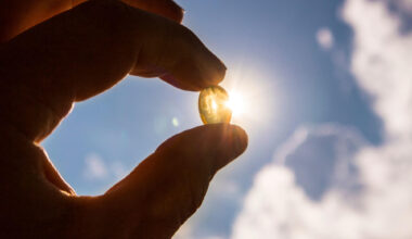 Holding Vitamin D Sunlight