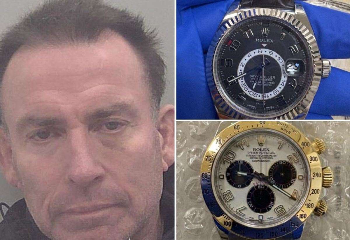 Bluewater burglar stole £1.4million worth of watches from Watchfinder after cutting holes in roof