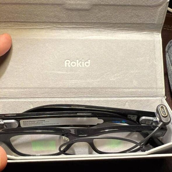 shot of the rokid glasses shot of the rokid glasses