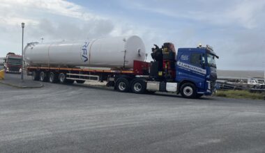 Rocket tanks arrive in Unst ahead of first launch from SaxaVord Spaceport