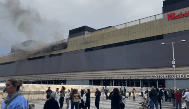 Fire breaks out at London’s Westfield Stratford shopping centre