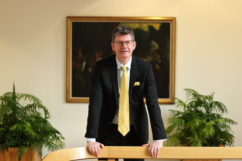 Paul Johnston: 'I think there’s a lot of underlying affection for Britain.' 
Photograph: Dara Mac Dónaill/ The Irish Times