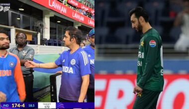 Gambhir umpire remark on handshake goes viral as Pakistan captain Salman makes presentation ceremony U-turn – Firstpost