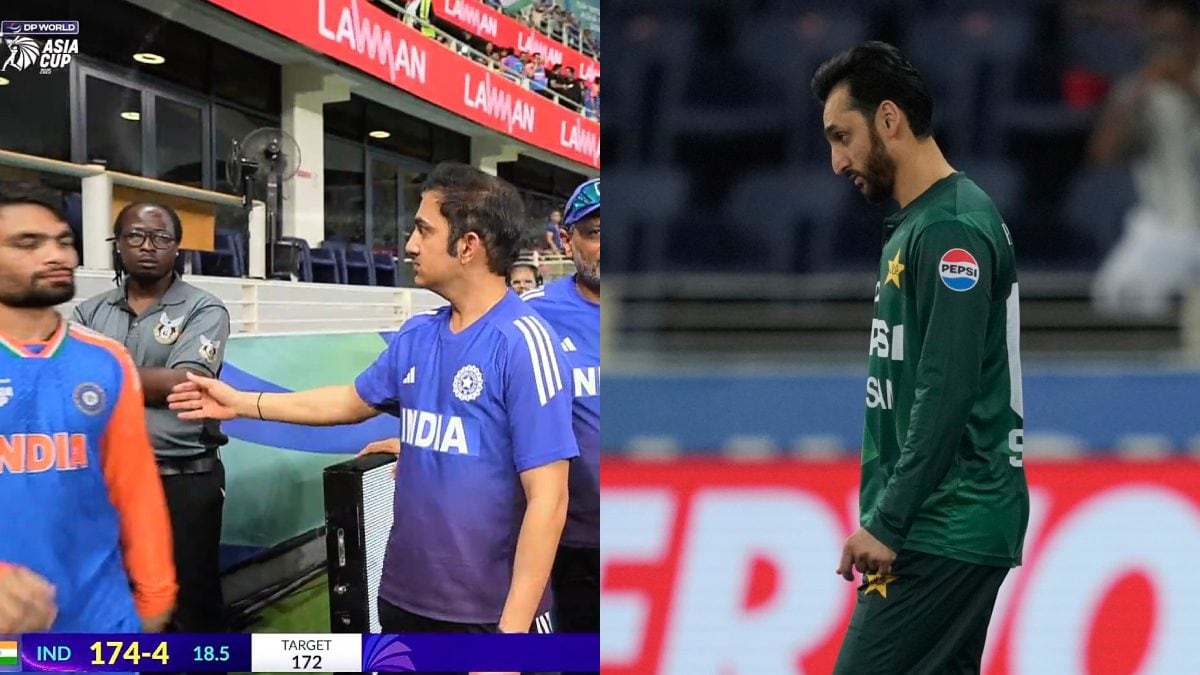 Gambhir umpire remark on handshake goes viral as Pakistan captain Salman makes presentation ceremony U-turn – Firstpost