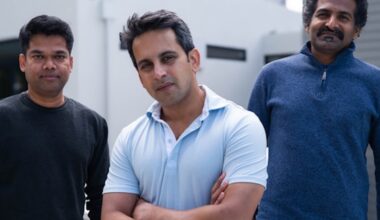 Isotopes AI co-founders: Prasanth Jayachandran, Arun Murthy, and Gopal Vijayaraghavan