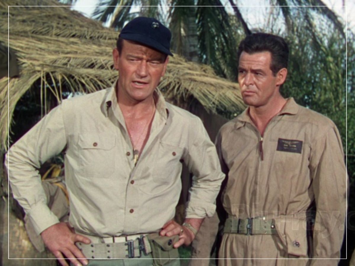 The only co-star who could "kick John Wayne's ass"