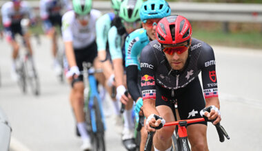INNICHEN ITALY APRIL 23 Lawrence Warbasse of United States and Tudor Pro Cycling Team competes during the 45th Tour of the Alps 2025 Stage 3 a 1455km stage from Sterzing to Innichen San Candido 1176m on April 23 2025 in Innichen Italy Photo by Tim de WaeleGetty Images
