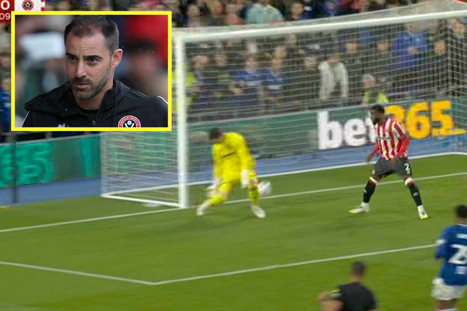 Sheffield United fans make feelings clear to under-fire boss amid goalkeeper's howler in five-goal humiliation