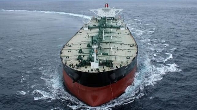 tanker at sea