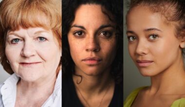 Lesley Nicol, Anoushka Lucas, Sienna Arif Knights