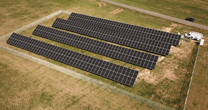 Solar project at Loyola on the Potomac Jesuit Retreat House in Faulkner, MD. Photo provided by Jesuits East Communications team.