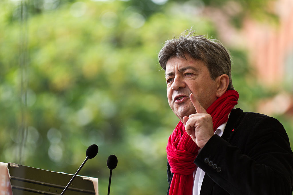 Melenchon speaking