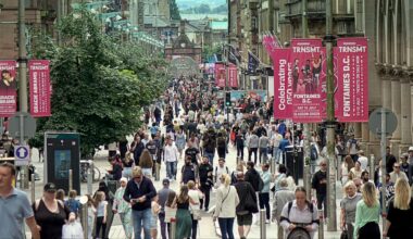 UK's 'first ever' pedestrian fast lane to be trialled on Glasgow's busiest shopping street