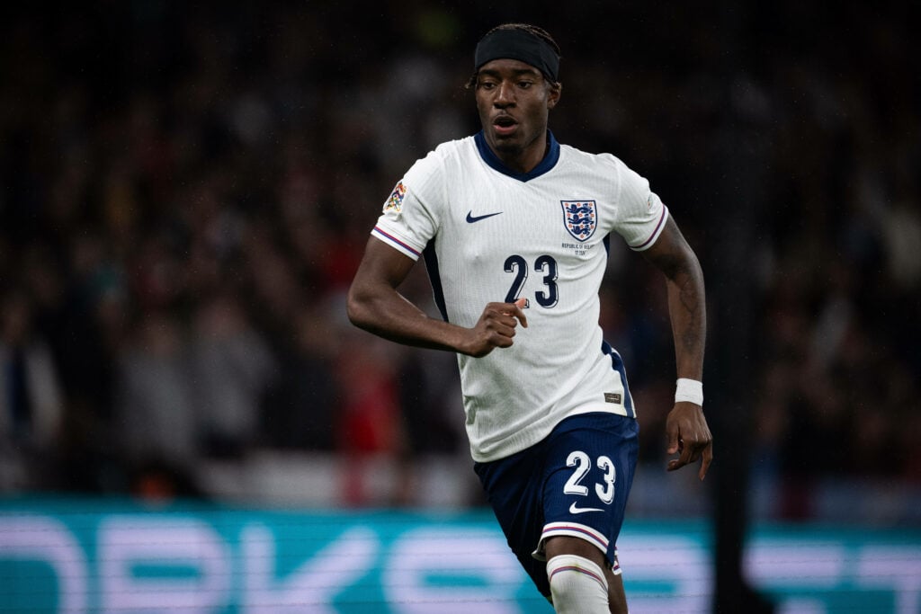 Noni Madueke playing for England