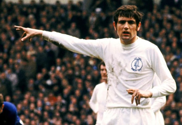 Norma Hunter playing for Leeds