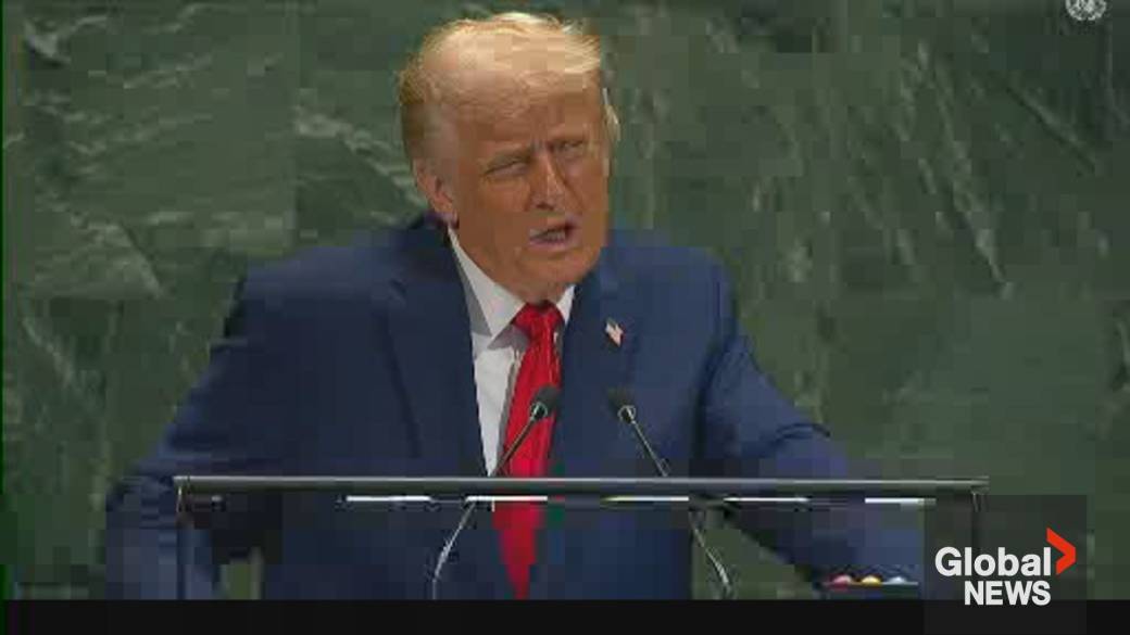 Click to play video: 'Trump chastises countries for recognizing Palestinian state, says it ‘rewards’ Hamas'